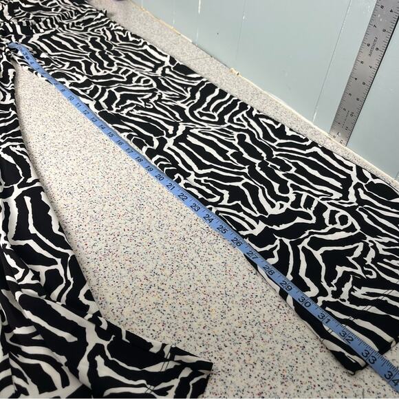 NWT Diane Von Furstenburg Capsian Jersey Pants March Tiger Women’s Size M - Picture 12 of 12